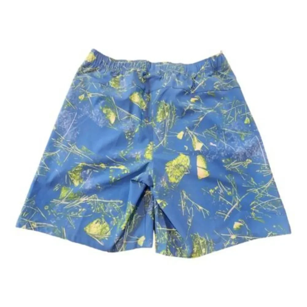 The North Face Flash Dri Men's Wander Swim Shorts‎ Small Blue Green Standard Fit